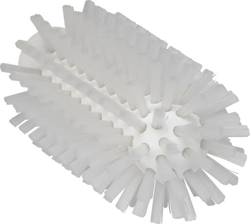 BROSSE CYLINDRIQUE ALIMENTAIRE DIAMETRE 63MM FIBRE MEDIUM BLANC