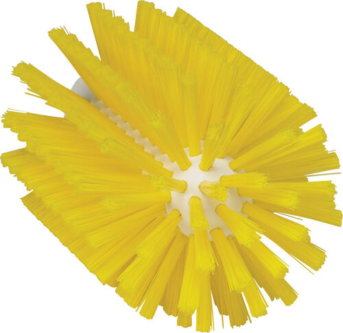 BROSSE CYLINDRIQUE ALIMENTAIRE DIAMETRE 90MM FIBRE MEDIUM JAUNE