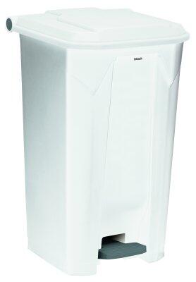 POUBELLE A PEDALE UTILO 100L BLANC / BLANC