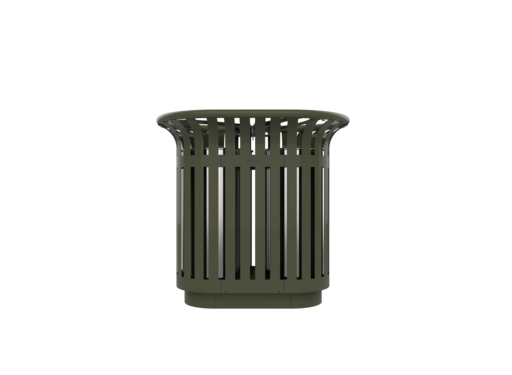 CORBEILLE TULIPE 2X40L A POSER VERT OLIVE