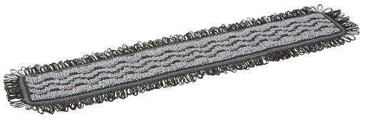 MOP DAMP 42 DARK MICROFIBRE VIKAN HOOK AND LOOP 60CM GRIS