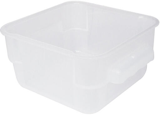 CONTENEUR CARRÉ POLYPROPYLÈNE 18X18 CM HAUTEUR 10 CM 2