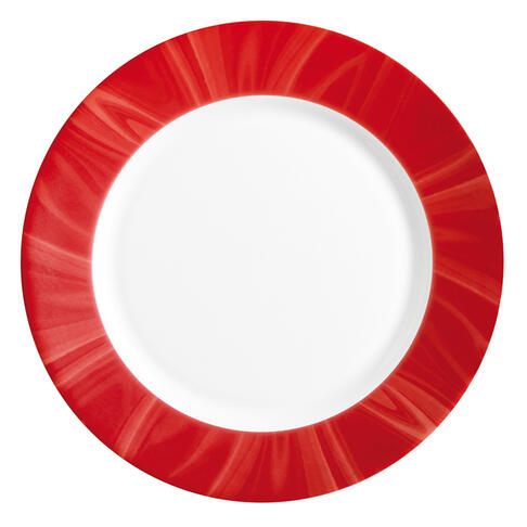 NATURA ASSIETTE PLATE ROUGE Ø 25,5 CM