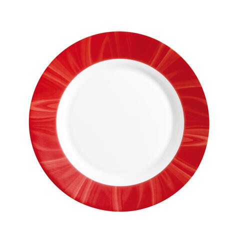 NATURA ASSIETTE CREUSE ROUGE Ø 23 CM