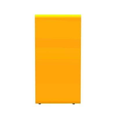 POUBELLE DE TRI CUBATRI 75L DECHETS PLASTIQUE BLANC / JAUNE