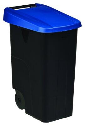 POUBELLE DE TRI MOVATRI 85L NOIR / BLEU