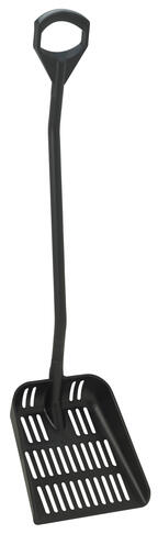 PELLE ALIMENTAIRE ERGONOMIQUE AJOUREE 1305MM NOIR