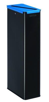 POUBELLE DE TRI CALITRI 20L GRIS MANGANESE / BLEU CIEL