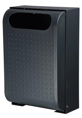 CORBEILLE MURALE URBANET 30L GRIS ANTHRACITE MAT