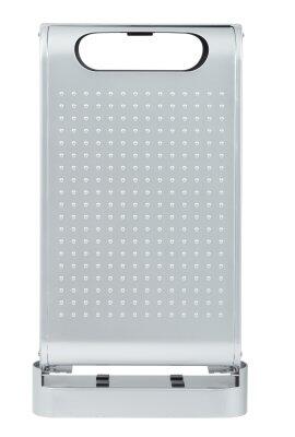 CORBEILLE SUR PIED URBANET 60L GRIS METAL