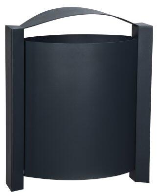 CORBEILLE MURALE ARKEA 40L GRIS ANTHRACITE MAT