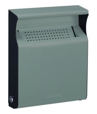 CENDRIER MURAL KOPA 2L GRIS MANGANESE / GRIS METAL
