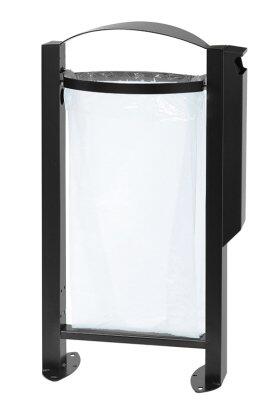 CENDRIER CORBEILLE VIGIPIRATE SUR PIED ARKEA 3L/60L GRIS MANGANESE