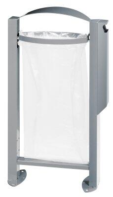 CENDRIER CORBEILLE VIGIPIRATE SUR PIED ARKEA 3L/60L GRIS METAL