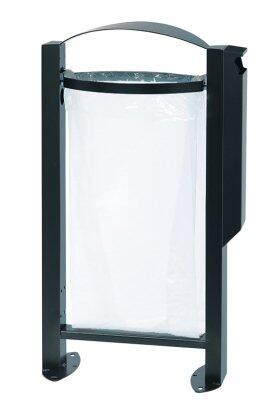 CENDRIER CORBEILLE VIGIPIRATE SUR PIED ARKEA 3L/60L GRIS ANTHRACITE MAT