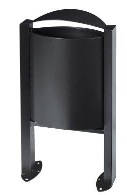 CORBEILLE SUR PIED ARKEA 40L GRIS MANGANESE