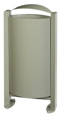 CORBEILLE SUR PIED ARKEA 60L GRIS CIMENT