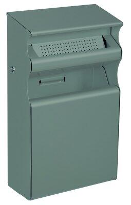 CENDRIER CORBEILLE MURAL KOPA 2L/15L GRIS METAL