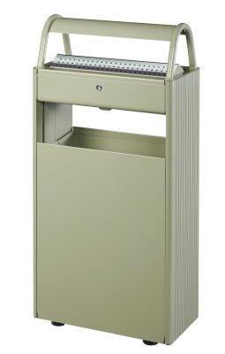 CENDRIER CORBEILLE SUR PIED KOPA 12L/60L GRIS CIMENT