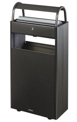 CENDRIER CORBEILLE SUR PIED KOPA 12L/60L GRIS MANGANESE