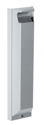 CENDRIER MURAL ARKEA 3L AVEC SERRURE GRIS METAL