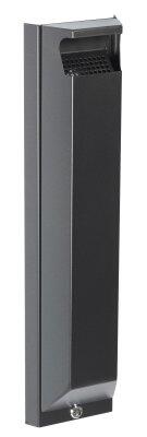 CENDRIER MURAL ARKEA 3L AVEC SERRURE GRIS MANGANESE