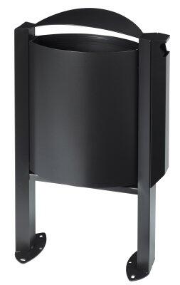 CENDRIER CORBEILLE SUR PIED ARKEA 3L/40L GRIS MANGANESE