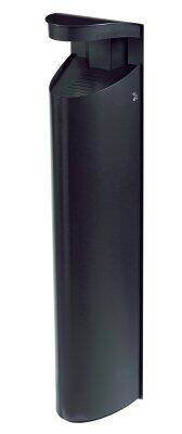 CENDRIER MURAL OU SUR PIED KOA 10L ANTHRACITE MAT