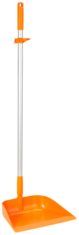 PELLE A POUSSIERE VIKAN A MANCHE VERTICAL 330MM ORANGE