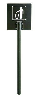 TOTEM POINT COLLECTE POUR SUPPORT SAC COLLEC GRIS MANGANESE