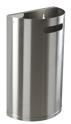 CORBEILLE MURALE ARKEA 40L INOX BROSSE