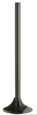 POTEAU 1 OU 2 FLUX SUR PLATINE A FIXER POUR SUPPORT SAC COLLEC GRIS MANGA