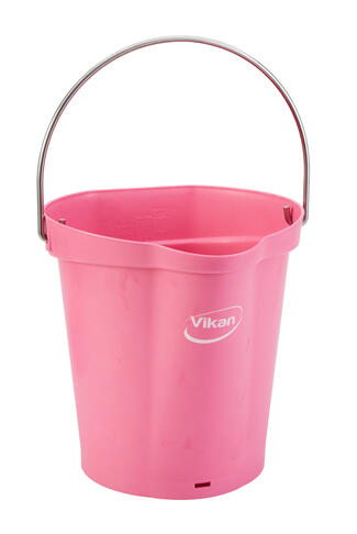 SEAU ALIMENTAIRE GRADUE BEC VERSEUR 6L ROSE