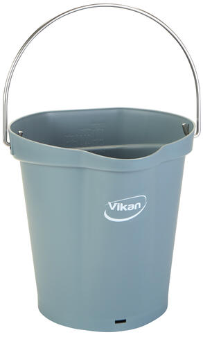 SEAU ALIMENTAIRE GRADUE BEC VERSEUR 6L GRIS