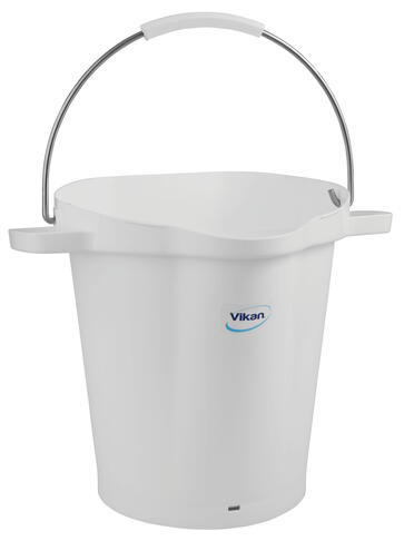 SEAU ALIMENTAIRE GRADUE BEC VERSEUR 20L BLANC