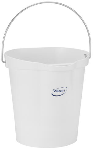SEAU ALIMENTAIRE DETECTABLE 12L BLANC