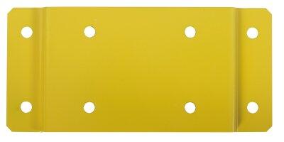PLAQUE DE FIXATION MURALE POUR SUPPORT SAC COLLEC JAUNE