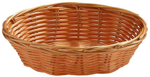 CORBEILLE PAIN OVALE COULEUR OSIER 23X165CM