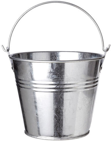 SEAU EN ZINC Ø 14 CM