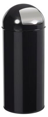 POUBELLE DOME A TRAPPE 45L NOIR