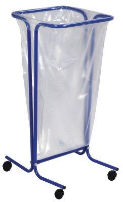 SUPPORT SAC TUBULAIRE SUR ROULETTES TUBAG 110L BLEU