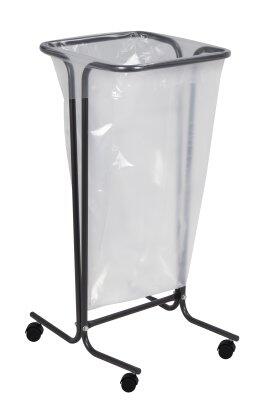 SUPPORT SAC TUBULAIRE SUR ROULETTES TUBAG 110L GRIS MANGANESE