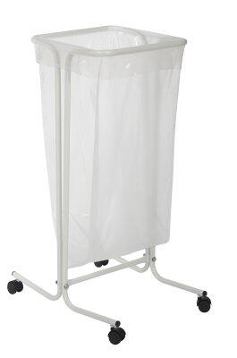 SUPPORT SAC TUBULAIRE SUR ROULETTES TUBAG 110L BLANC