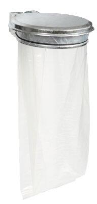 SUPPORT SAC MURAL COLLECMUR EXTREME 110L AVEC COUVERCLE GALVANISE A CHAUD