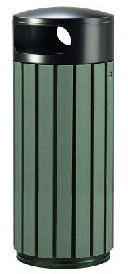 CORBEILLE ZENO ETIK 60L GRIS MANGANESE