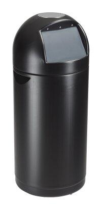 POUBELLE DOME A TRAPPE CYVOMAX 52L NOIR