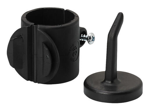 CORCHET 50MM ET SUPPORT TUBULAIRE DIAMETRE 28MM