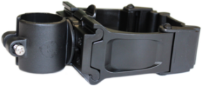 SUPPORT MANCHE AVEC PINCE DIAMETRE 22MM NOIR