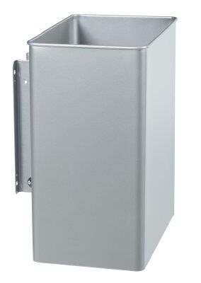 POUBELLE MURALE PIVOTANTE TOURNY 27L GRIS METAL
