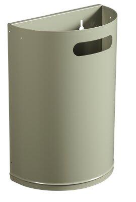 CORBEILLE MURALE ARKEA 20L GRIS CIMENT